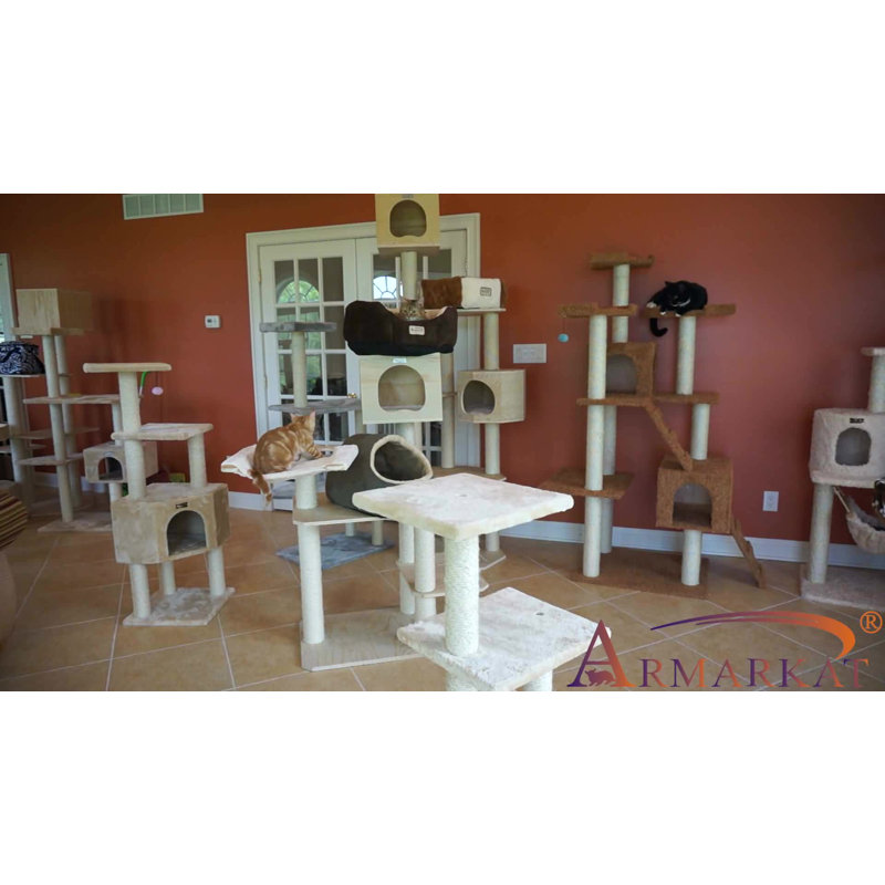 Armarkat 77" Classic Cat Tree & Reviews Wayfair